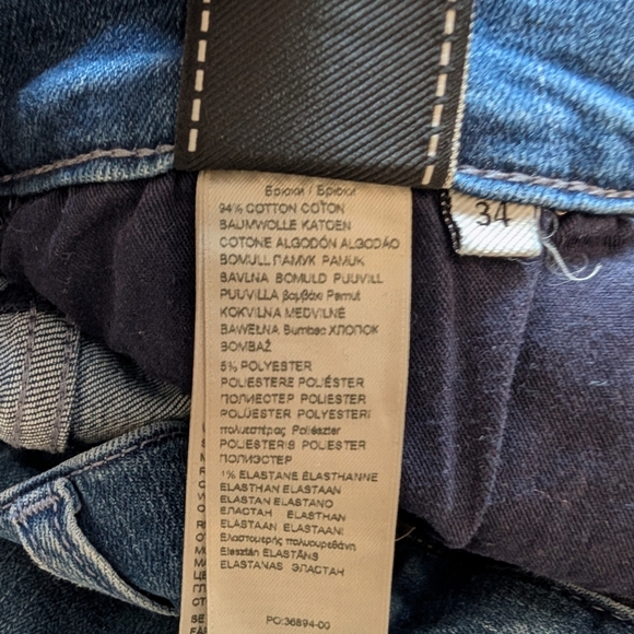 7 For All Mankind Slimmy Tapered Size 34 - Picture 4 of 9